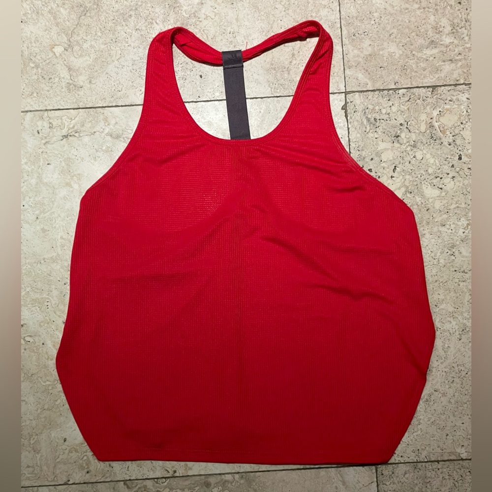 FABLETICS Red Racerback Tank Top